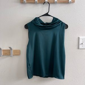 Zara tank blouse in a turquoise. Size small. NWOT.